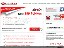 Tablet Screenshot of multifax.pl